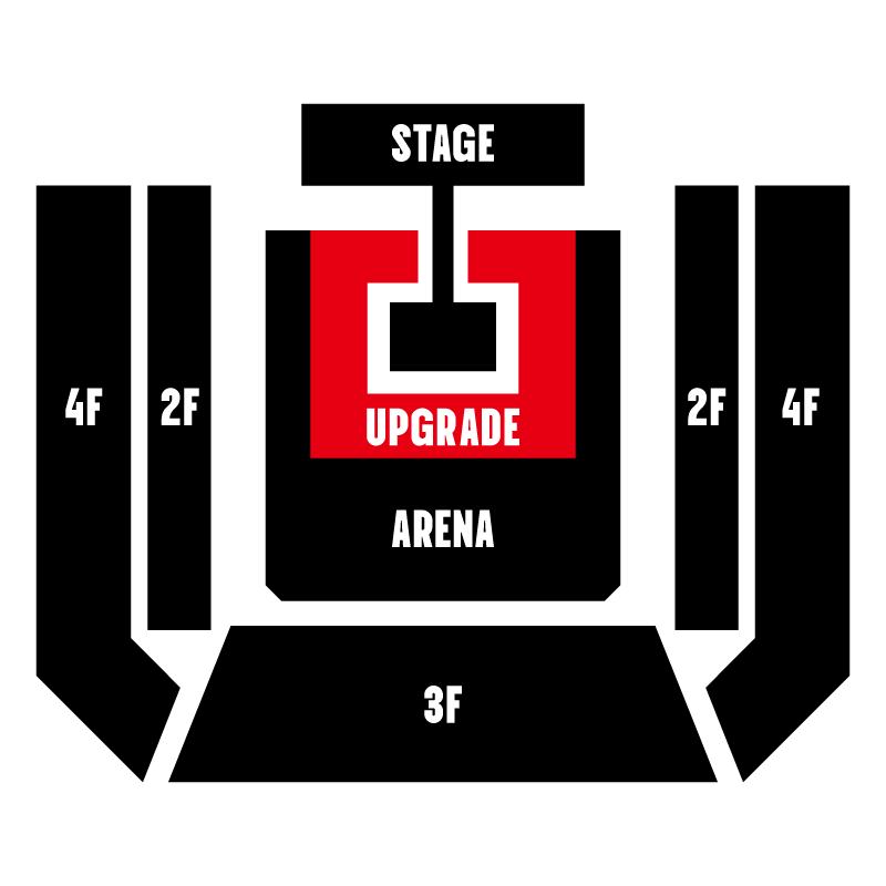 UPGRADE シートエリア図